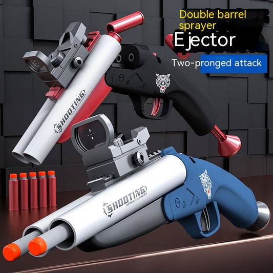 Double Barrel Sawed Off Toy Shotgun