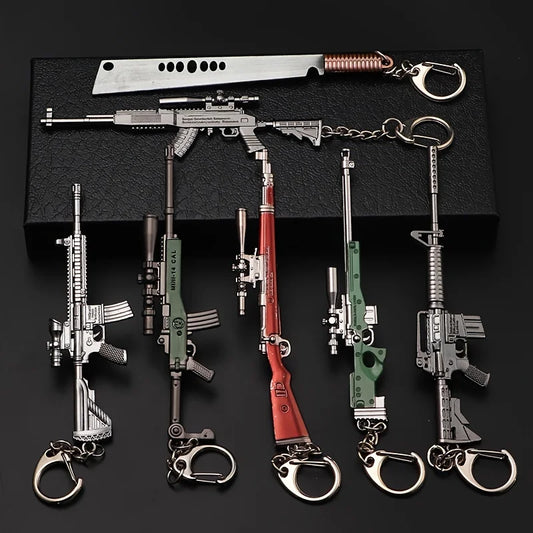 PUBG Collectable Weapons Keychains